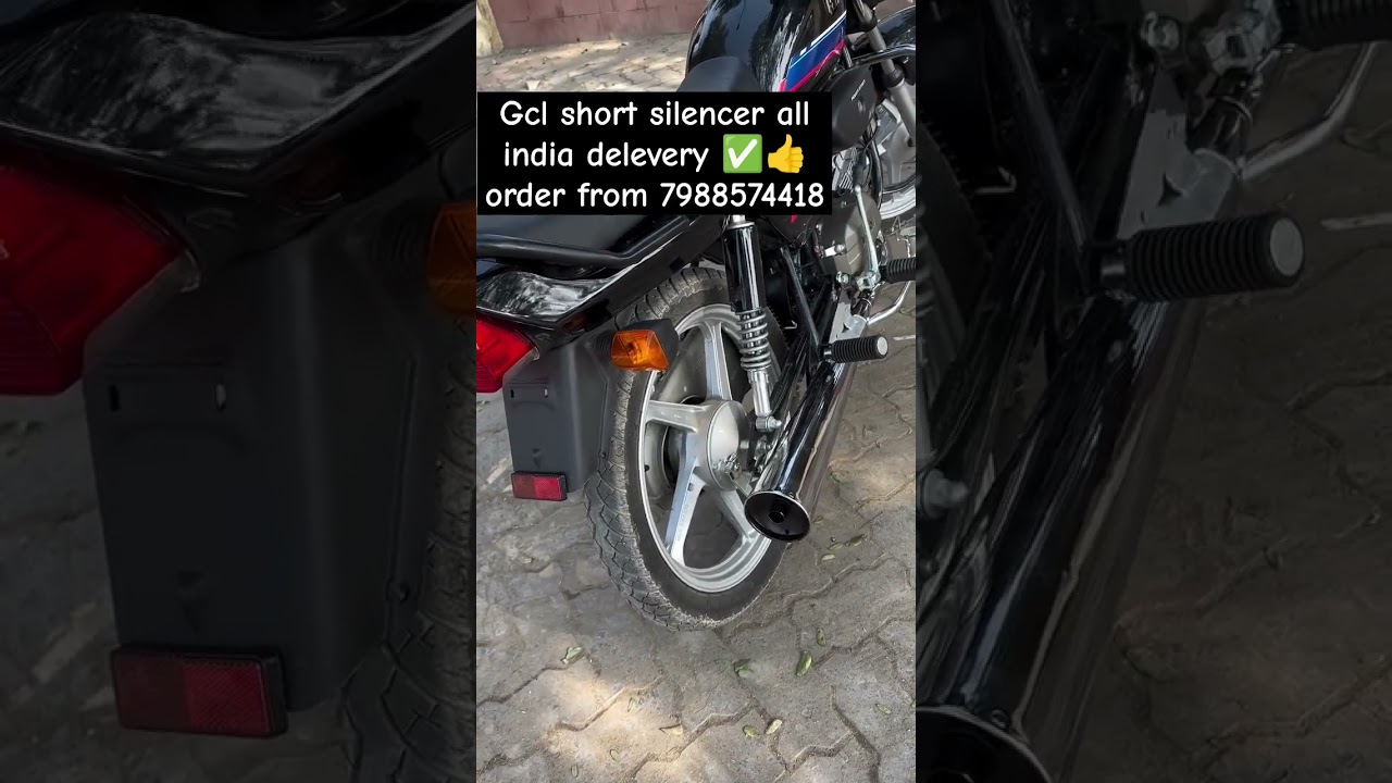 GCL Silman Shorts Silencer available Khan bike repair &hearts;️