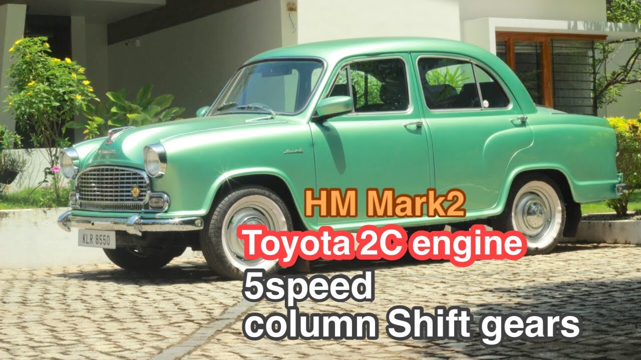 Mr.Abdul Azeez Calicut's Modified 1969 Ambassador Mark 2 |Toyota 2C Engine and Column shift gear box