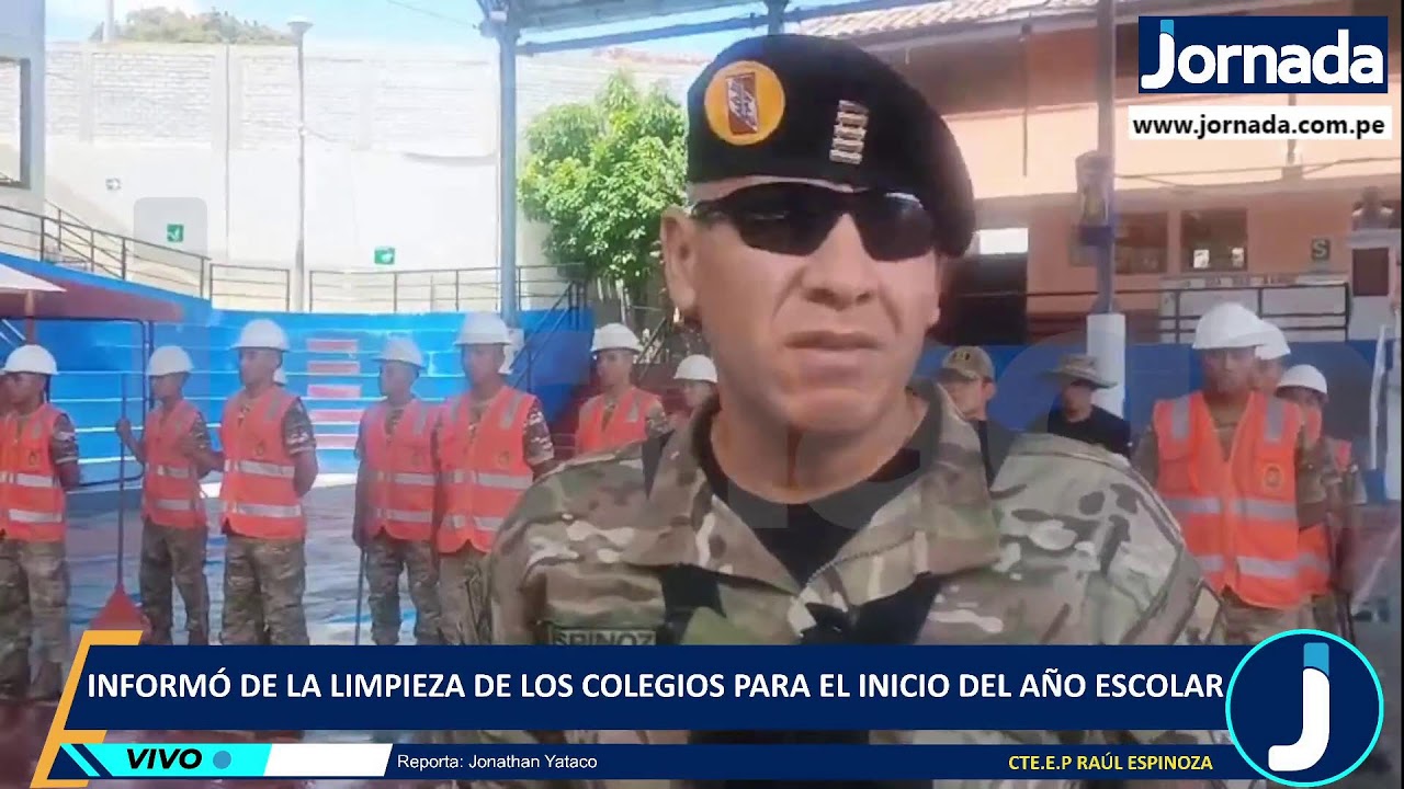 Desde Huanta: Infroman sobre la limpieza de los colegios para el inicio del año escolar