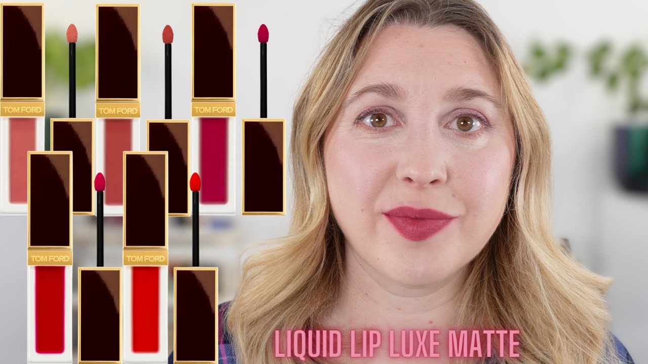 Новые жидкие матовые помады TOM FORD Liquid Lip Luxe: 5 оттенков, свотчи, демонстрационные образцы, тесты на стойкость и многое другое