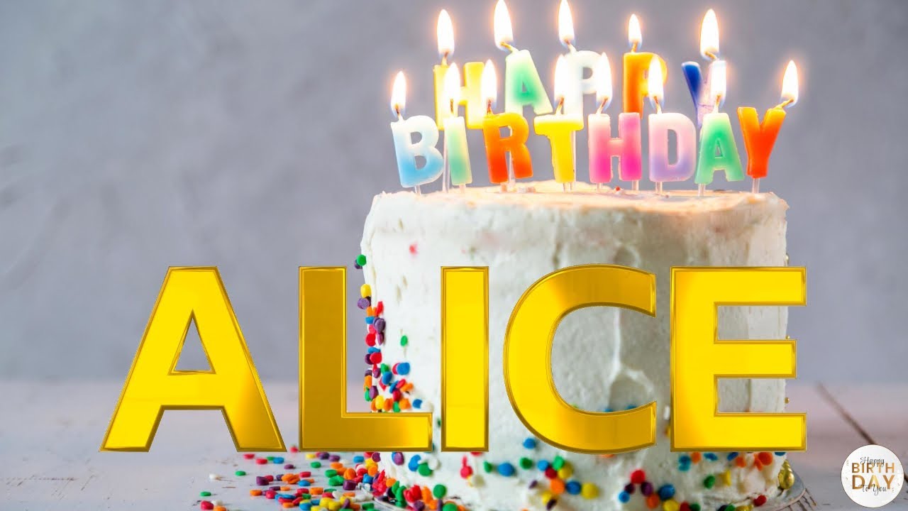 Tanti Auguri a te ALICE - Buon Compleanno - Tanti Auguri #tantiauguriate #tantiauguri