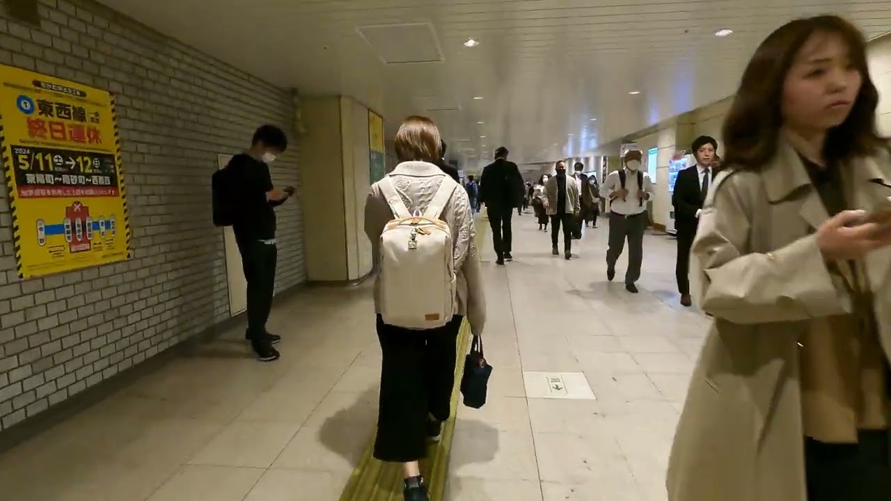 Shimbashi Station G08 Walk | Tokyo Metro Ginza Line Exploration | Japan 4K