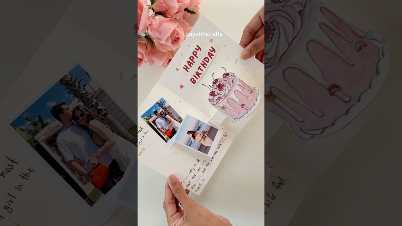 Diy Cute Birthday Card 