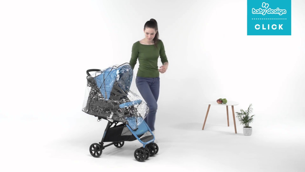 Baby Design Click - лёгкая демисезонная прогулочная коляска (Беби Дизайн Клик)
