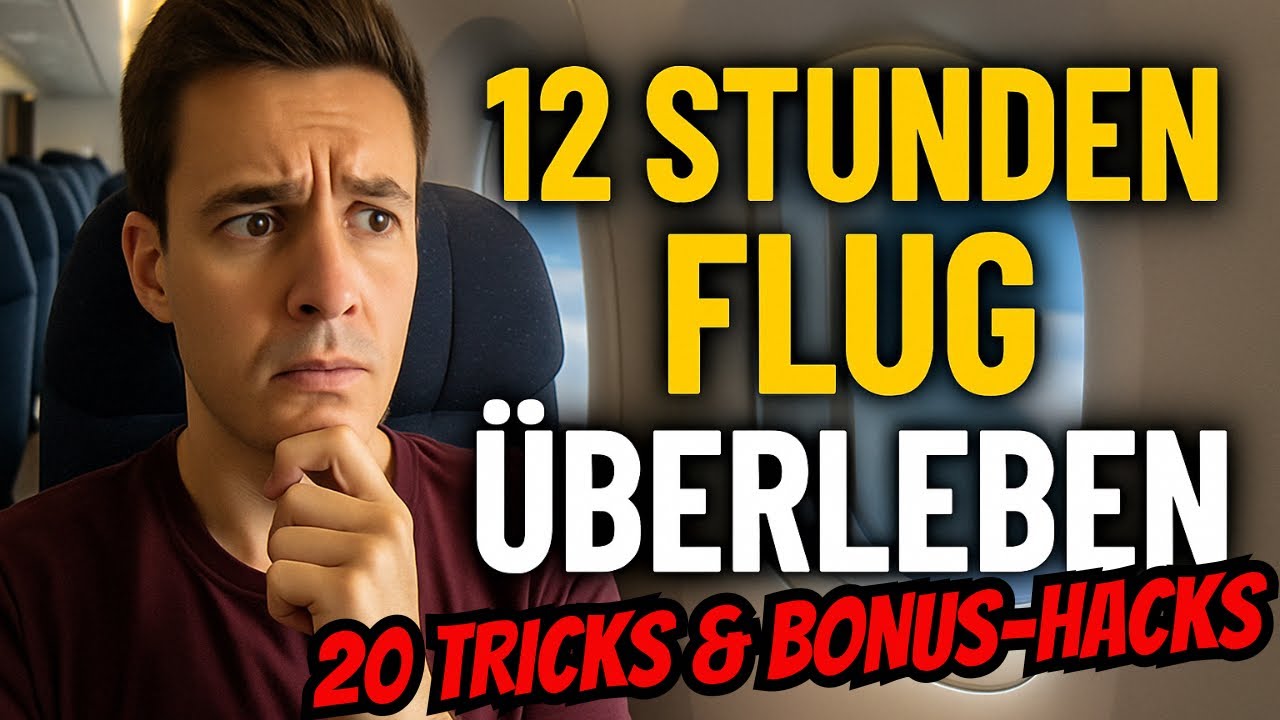 12-Stunden-Flug überstehen? Diese Tricks retten deinen Urlaub! | Langstreckenflug | Reise Tipps]