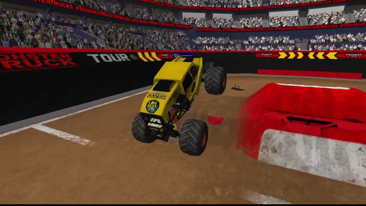 ROR Monster Jam Dirt Crew Dozer Freestyle @ Toughest Monster Truck Tour Nashville 2025 Custom!