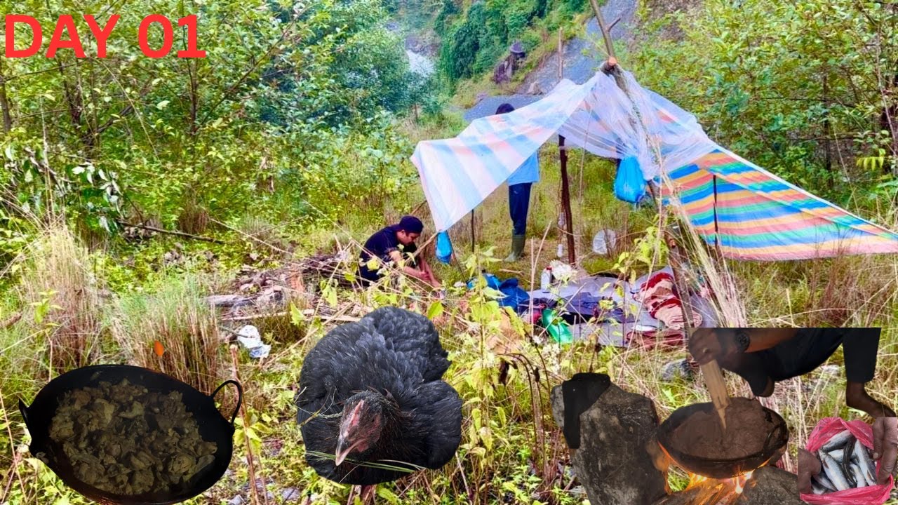 2 Night Jungle Camping In Hadikhola Sindhupalchok.(PART 01) 4K VIDEO