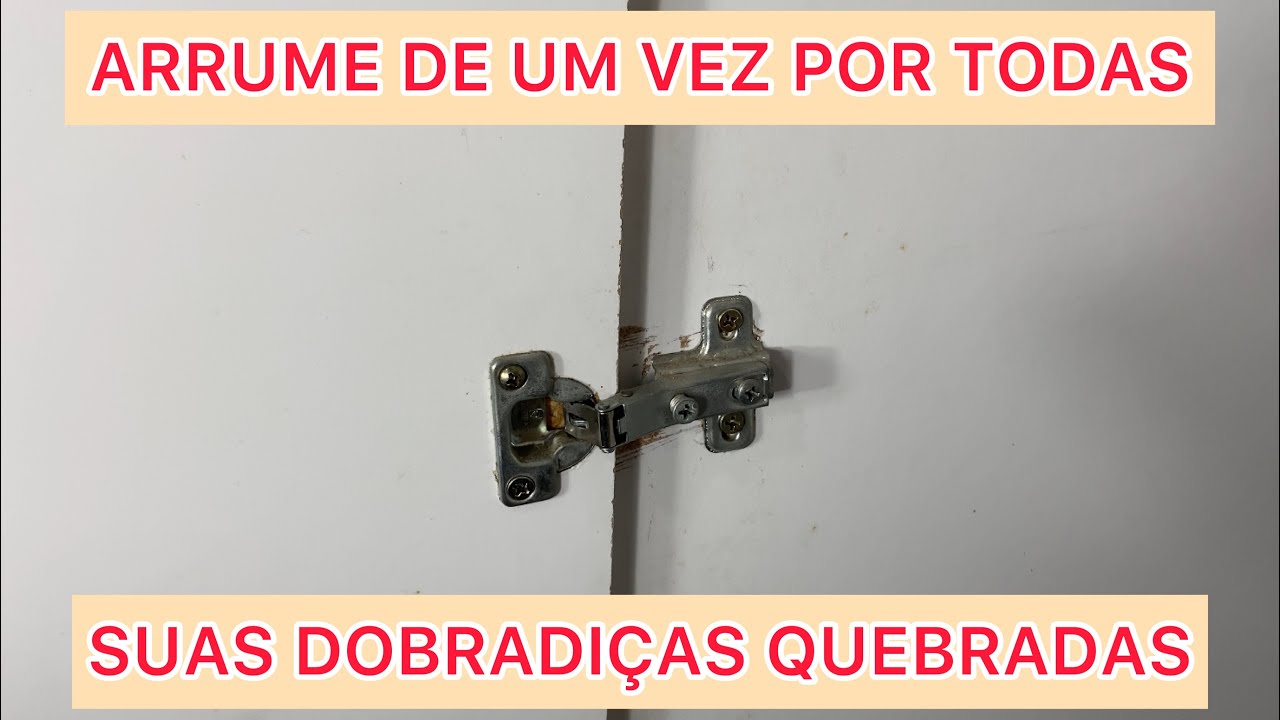 🟩 Como CONSERTAR a porta do GUARDA ROUPA | faça você mesmo!🟩