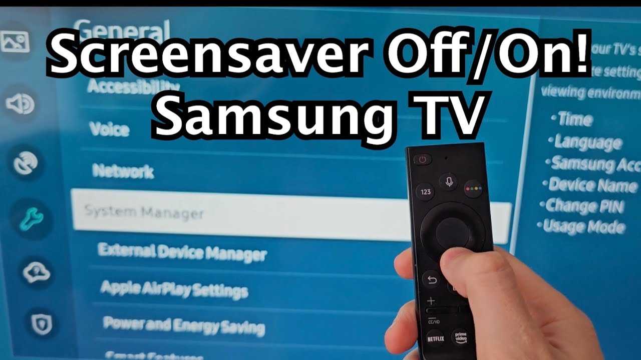 Как включить/выключить заставку на Samsung Smart TV!