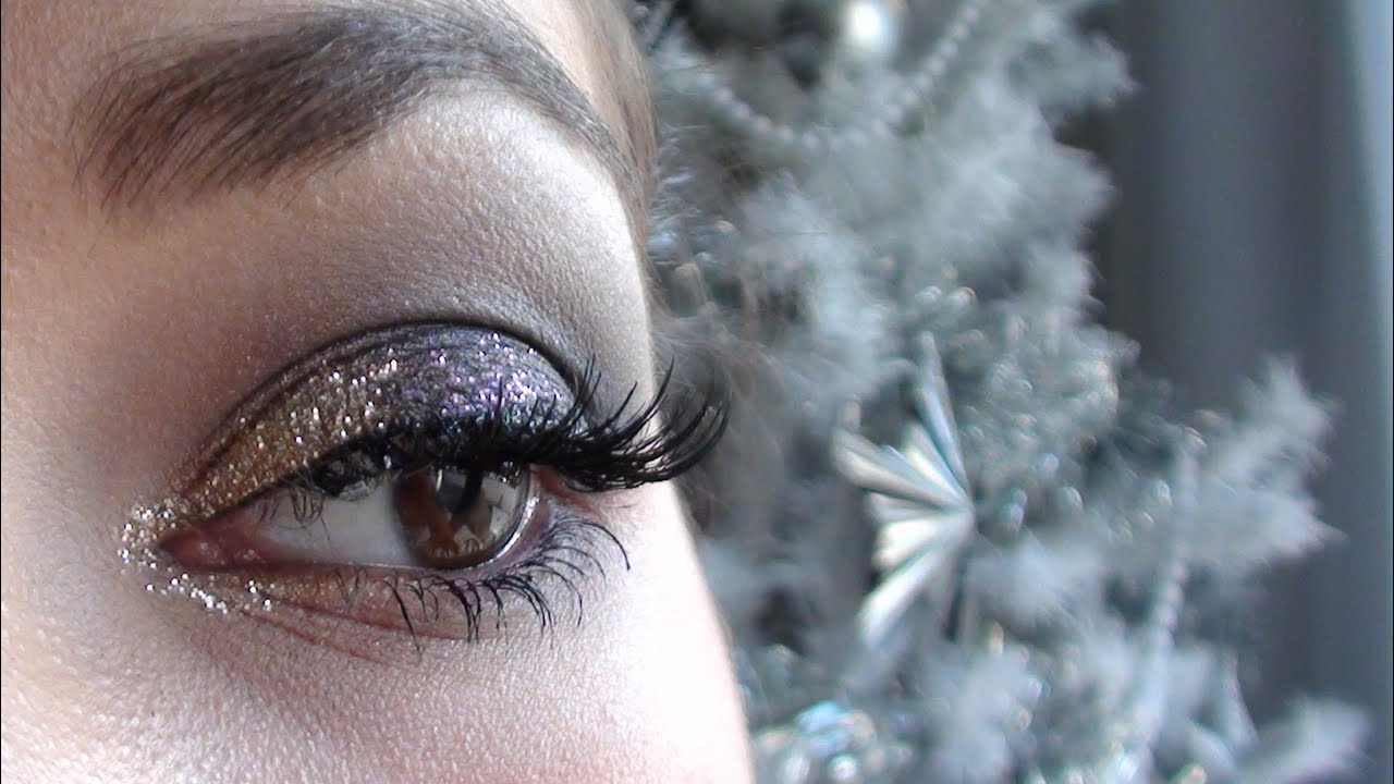 ♡ Maquillage de Fêtes : Violet & Doré
