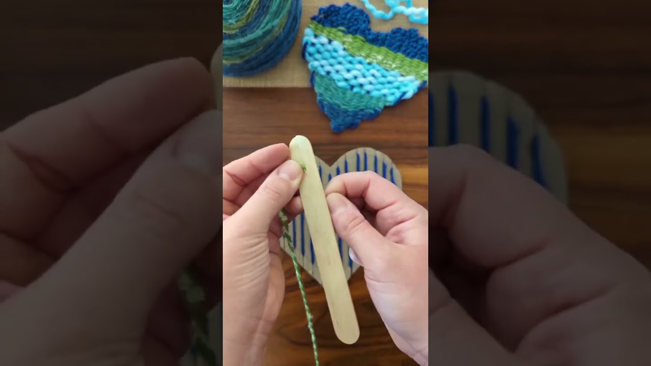 cardboard #looms #weaving#eart #dayz hearts 💗💗 wecombat some of our Green and blue 🔵 #crochet #hand