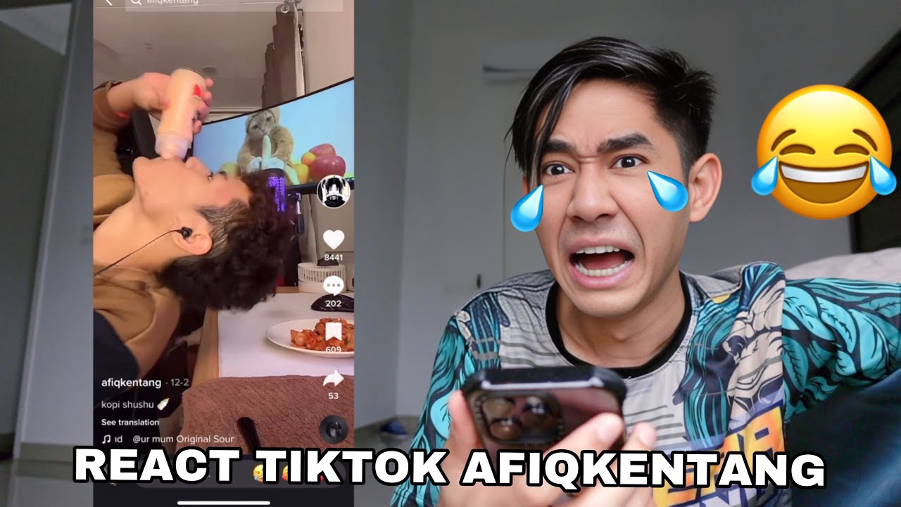 AFIQKENTANG MINUM BOTOL SUSU 😱 REACTION TIKTOK AFIQKENTANG 😂