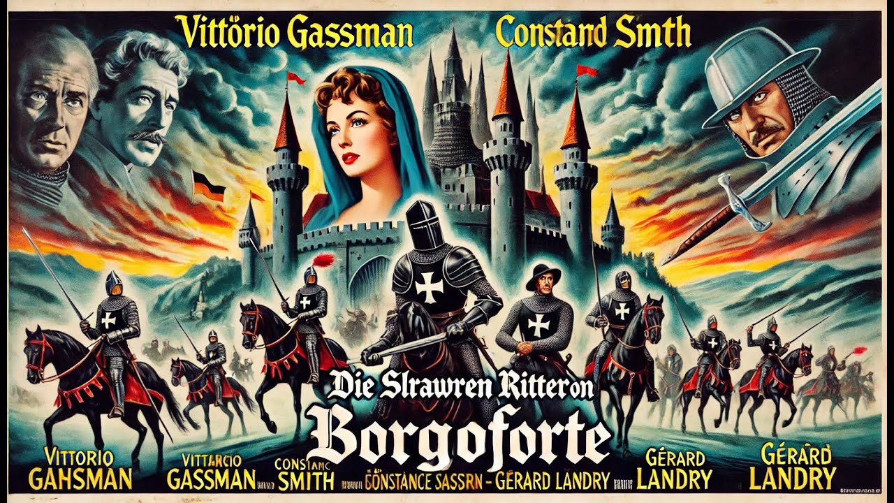 Die schwarzen Ritter von Borgoforte | Abenteuer | Ganzer Film auf Deutsch
