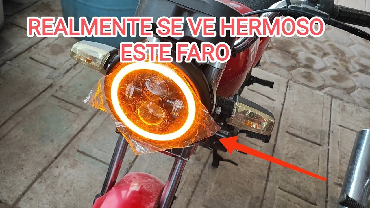 FARO LED ITALIKA FT 125 Y 150 ¿COMO INSTALARLO?