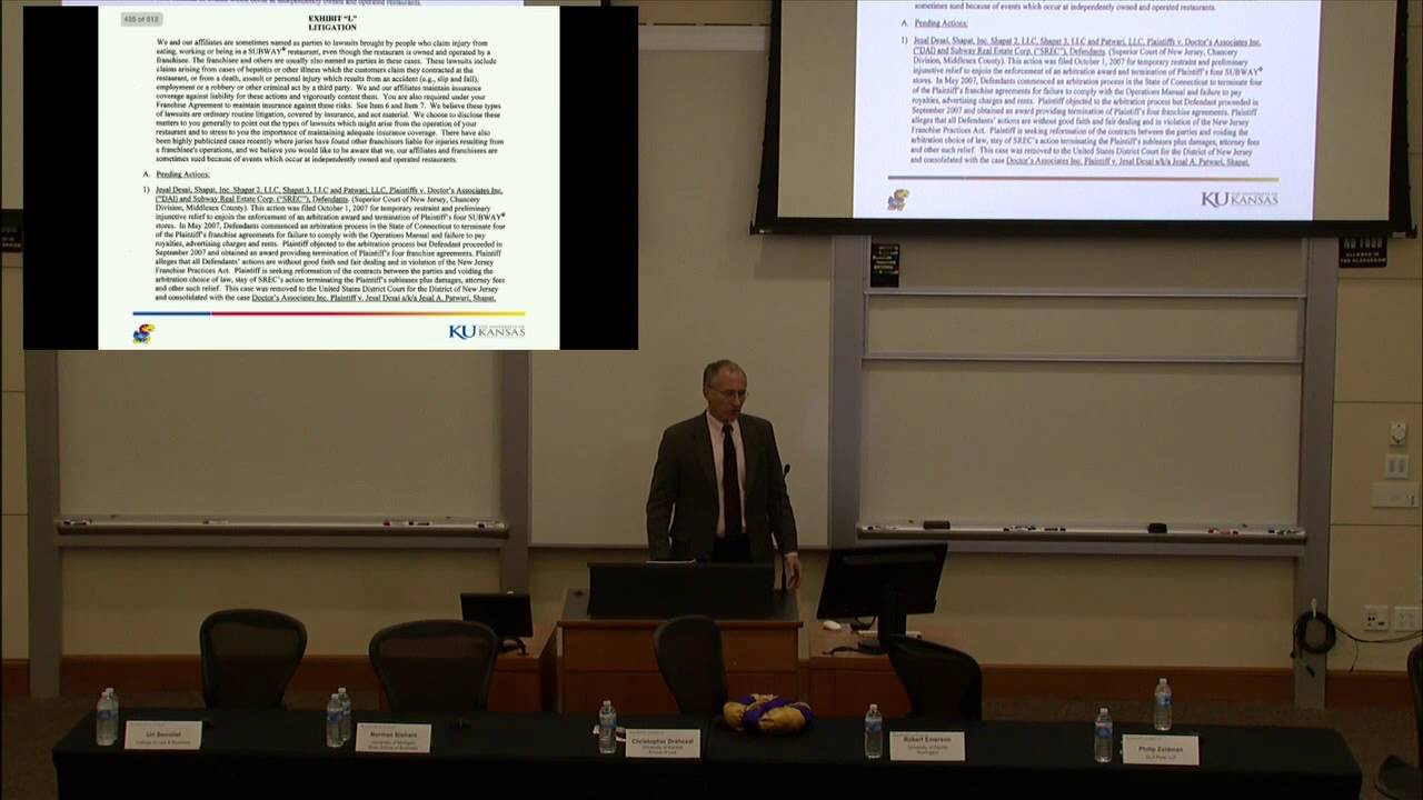 Franchise Law Symposium | Disclosure of Franchise