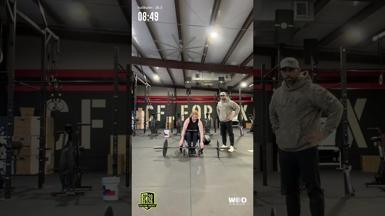 Hailey Kuhn 26.3 redo women’s seated 1 without hip 