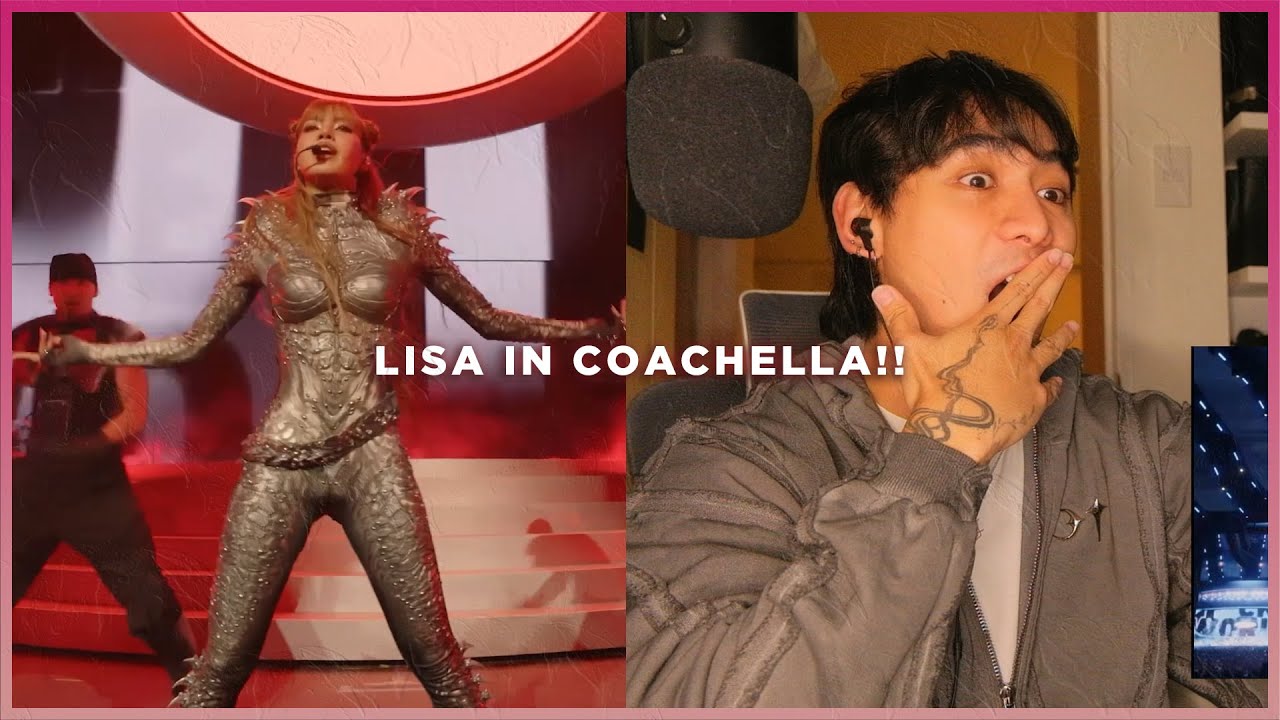 Lisa in Coachella REACTION! Part 1 - Intro + Thunder + FUTW + Lalisa