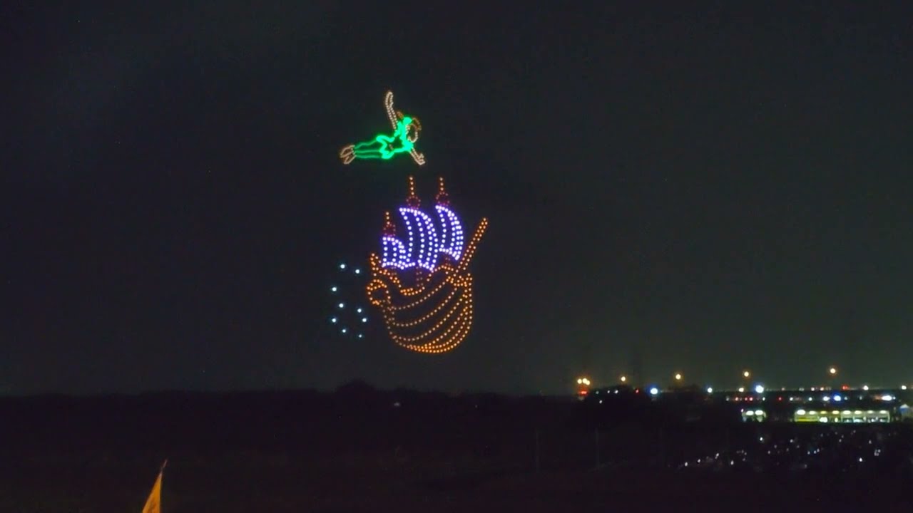 第21回こうのす花火大会2024　ディズニードローンショー　埼玉県鴻巣市