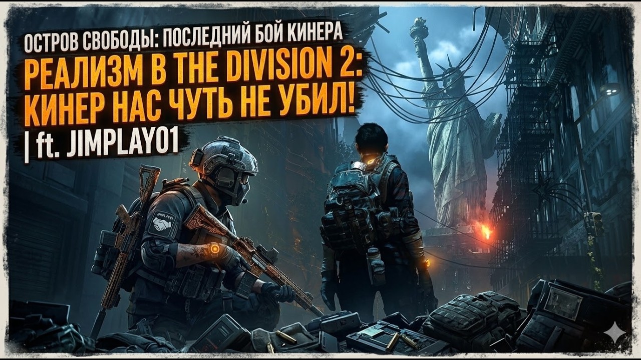 РЕАЛИЗМ В THE DIVISION 2: КИНЕР НАС ЧУТЬ НЕ УБИЛ! | ft. JIMPLAY01