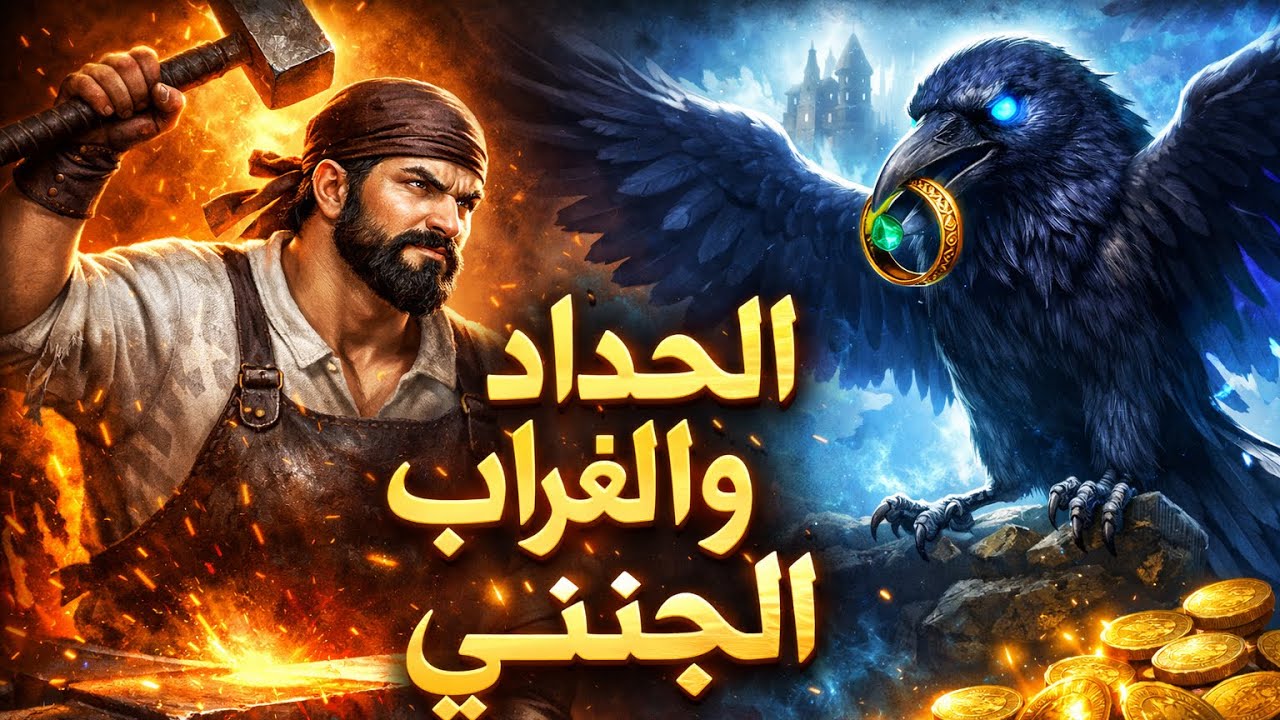 “الحداد  والغراب الجني: مغامرة لإنقاذ السلطان الملعون”