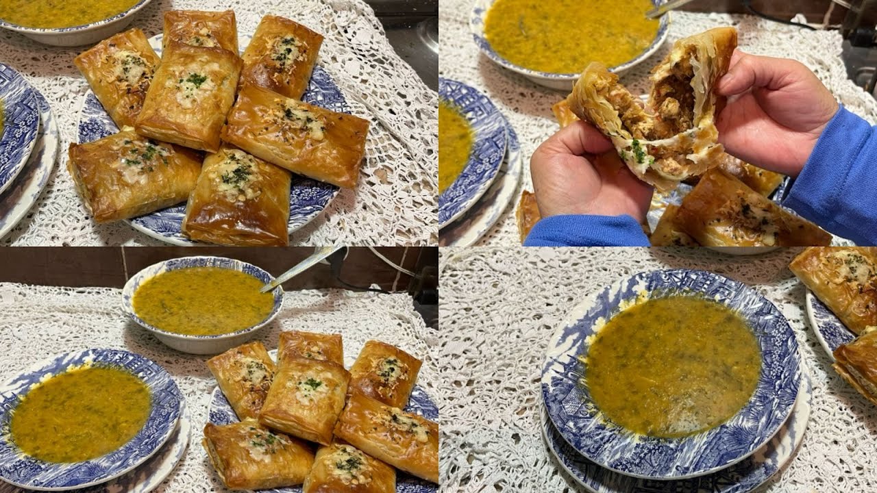 مسمن معمر بلا دليك غير بالفيلو مع الحريرة الكذابة