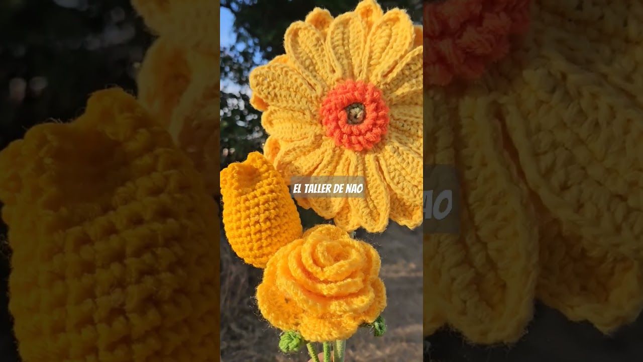 #crochet #video #fyp #tejerfacil #amigurumi #tulipan #floresacrochet #viralvideo #shortvideo