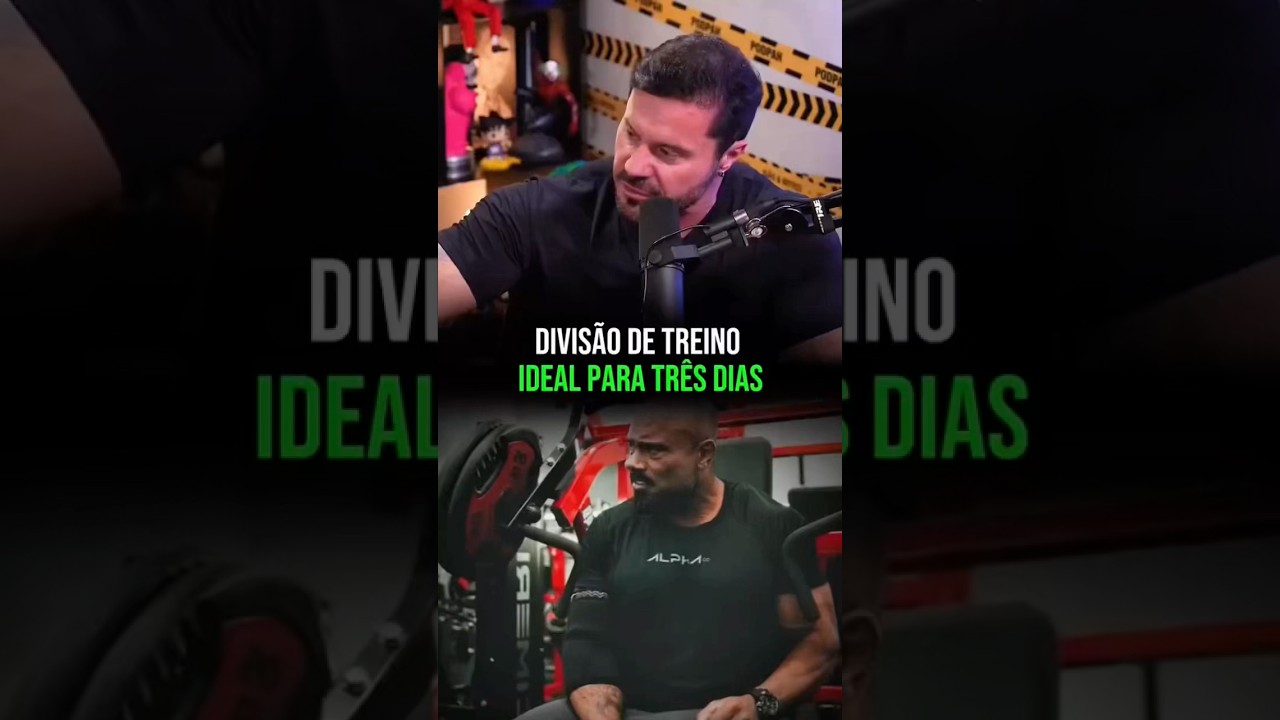 DIVIS&Atilde;O DE TREINO IDEAL PARA TR&Ecirc;S DIAS NA ACADEMIA! #renatocariani #juliobalestrin #treino #academia