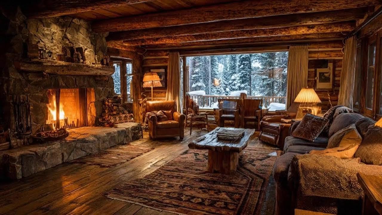 Soft Morning Cozy Cabin Jazz ☀️🌿 Live Gentle Jazz for Calm Focus & Easy Flow