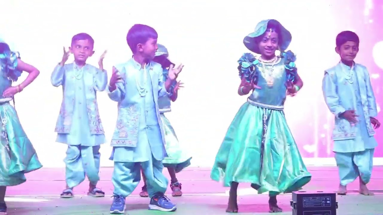 Pancharangi pancharangi dance performance by 1st std children's 