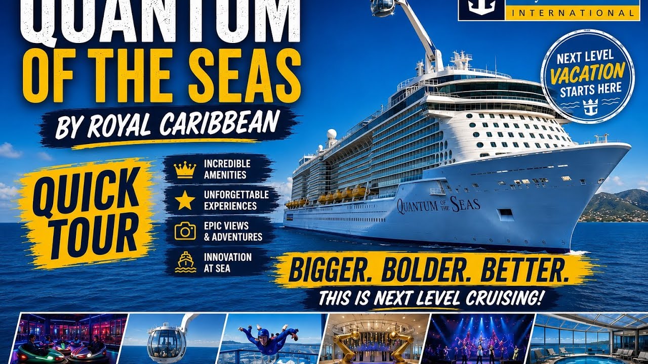 Quantum of the Seas Ship Tour | No Talking • Just Ship 🚢