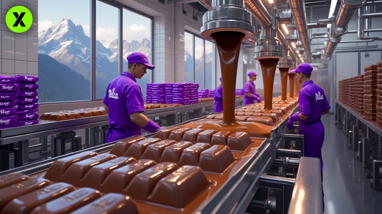 C&Oacute;MO se Fabrican MILLONES de BARRAS MILKA en la F&aacute;brica | El SECRETO del CHOCOLATE M&aacute;s IC&Oacute;NICO 🍫