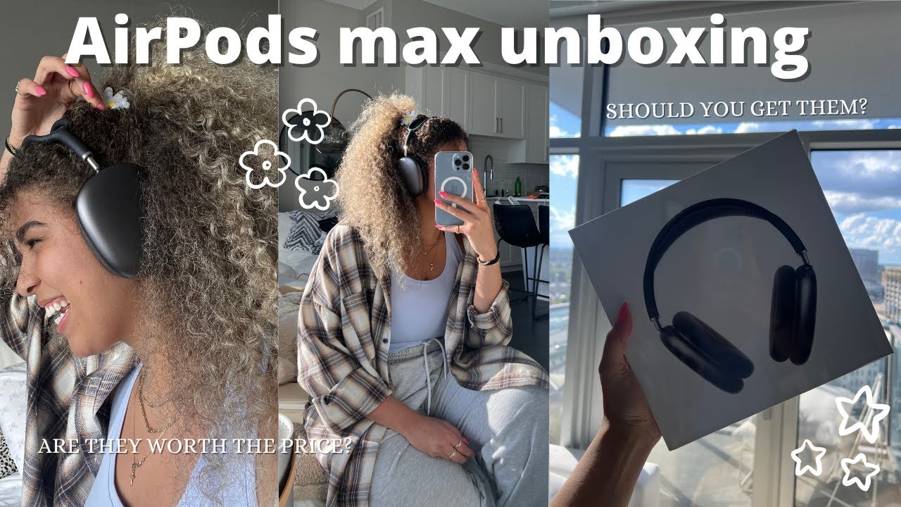 UNBOXING space grey *AIRPODS MAX* my honest thoughts/ should you buy them?