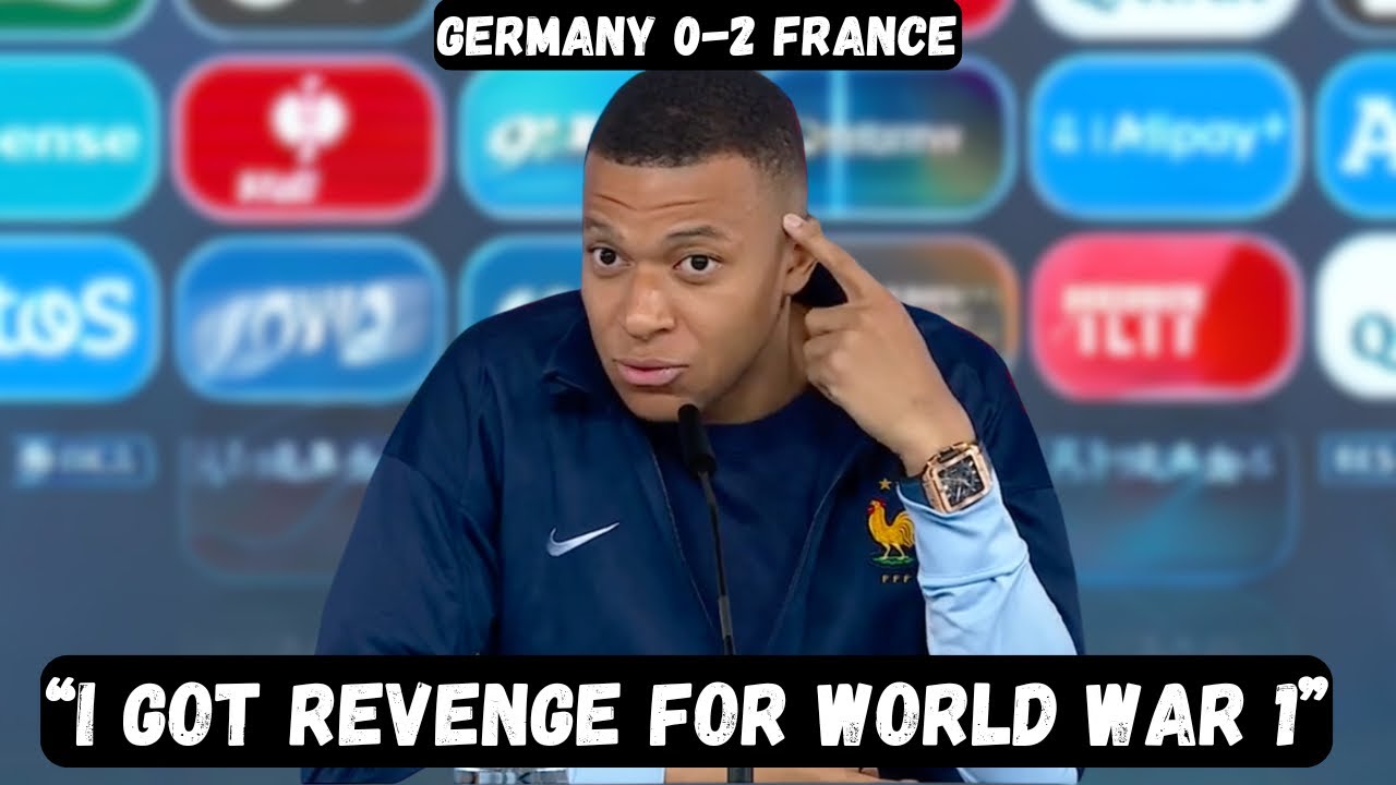Kylian Mbappe GETS REVENGE for World War 1 - Post Match Interview - Germany 0-2 France