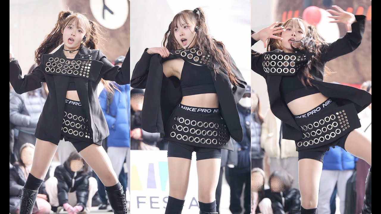 영기스트(YOUNGEST) 김민정 251228 서울윈터페스타 랜플댄 축하공연 직캠 [Bad Girl/미공개 신곡]
