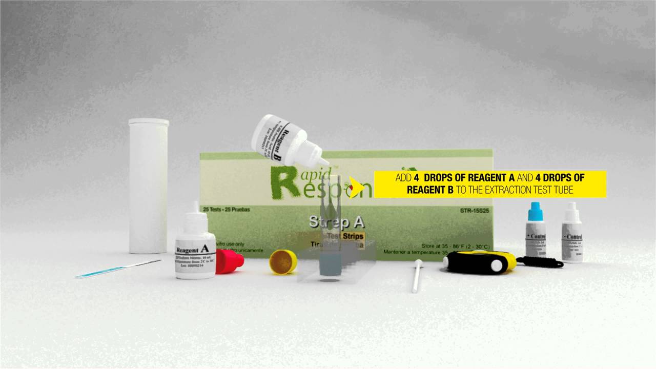 Watch our Rapid Response® Strep A demonstration video