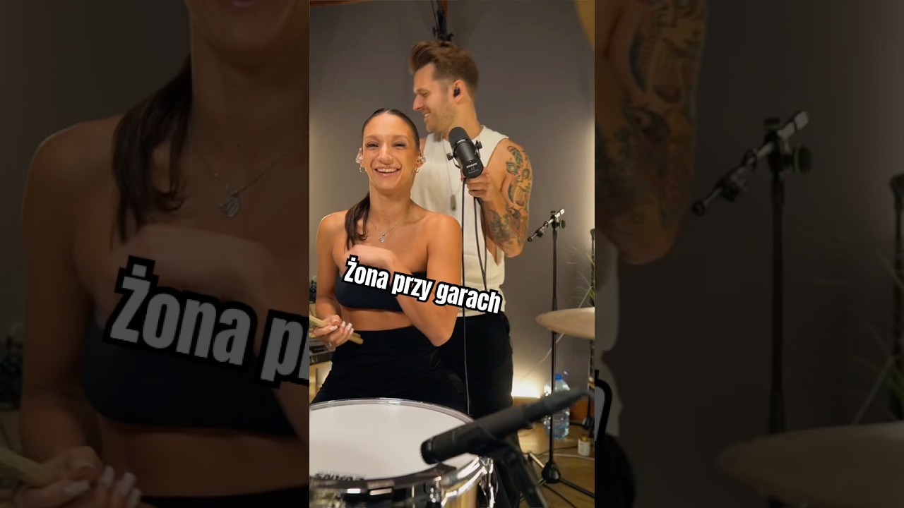 Żona Oskara gra przejście #oskarpodolski #drummer #perkusista #drums #perkusja #edukacja