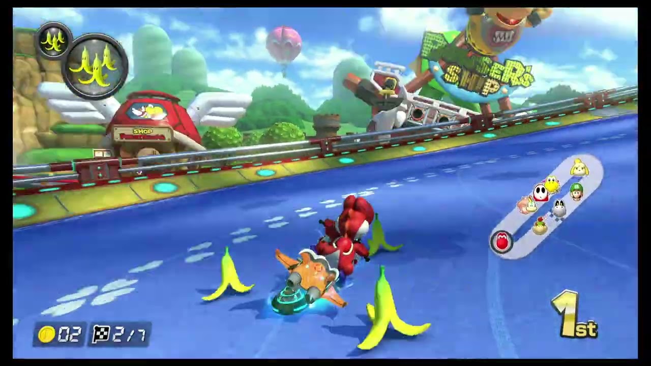 Mario Kart But There Is Only Bananas