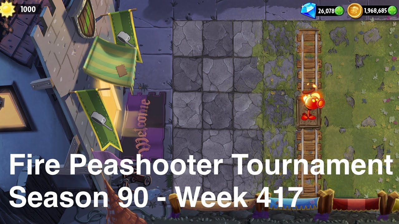 PVZ 2 Arena | Fire Peashooter Tournament | 4.9 M Score! | Season 90 - Week 417 Gameplay