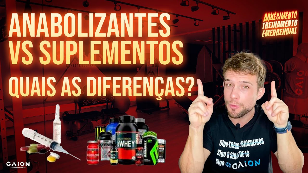 A diferença entre anabolizantes e suplementos alimentares