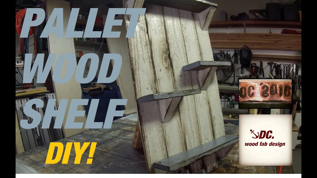 Pallet Wood Shelf. DIY