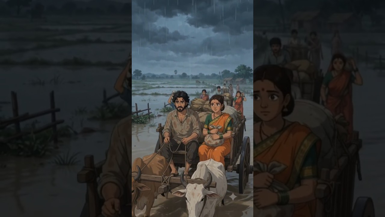 They Lost Everything in the Flood, But Found Hope Here 🌧️✨ #ghibli #flood