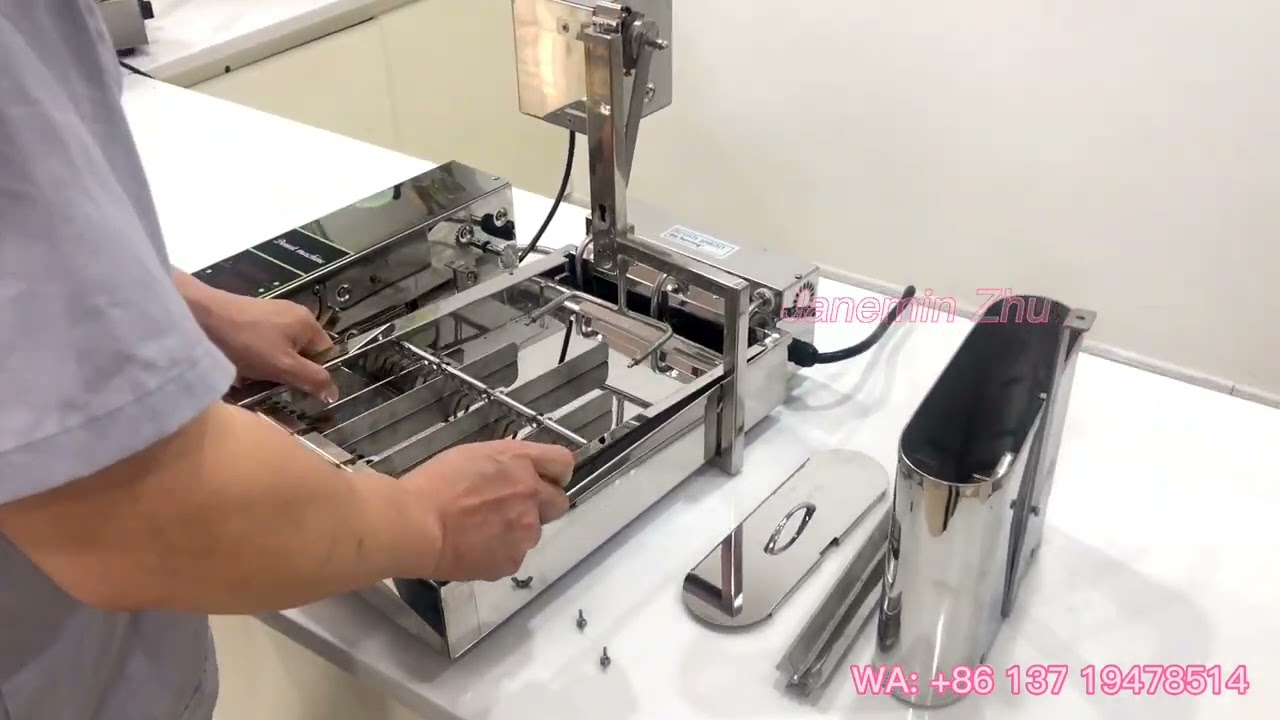Simple Tutorial for How to assemble Commercial Electric 4 Rows Mini Donut Machine
