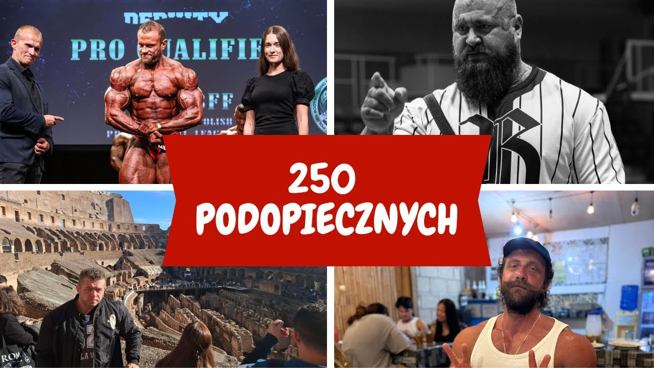 250 PODOPIECZNYCH ZJEDNOCZONA BRANŻA FITNES (Suker Nadolski Czerw Dejwik)