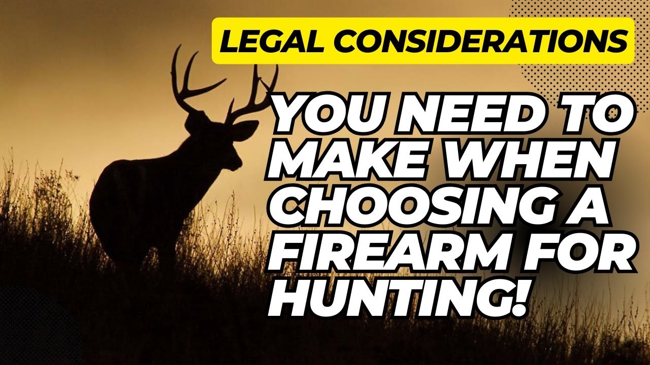 Legal Considerations You NEED To Make When Buying A Gun For Hunting!