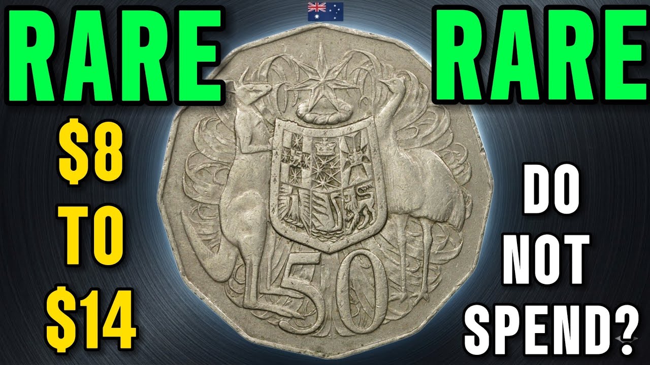 Most Valuable Queen Elizabeth II Fifty Cent Coins 1981 1983 1984 Australia Worth Big Money