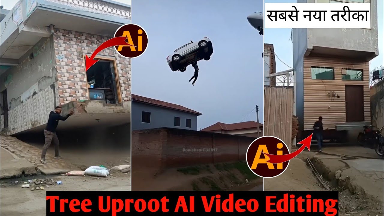 Tree Uproot Ai Video Editing | Instagram Viral Ai Video Kaise Banaye