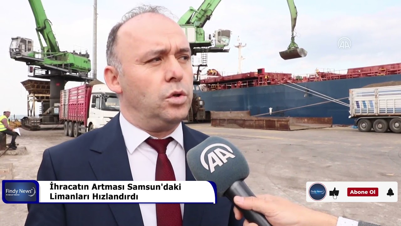 İhracatın Artması Samsun'daki Limanları Hızlandırdı