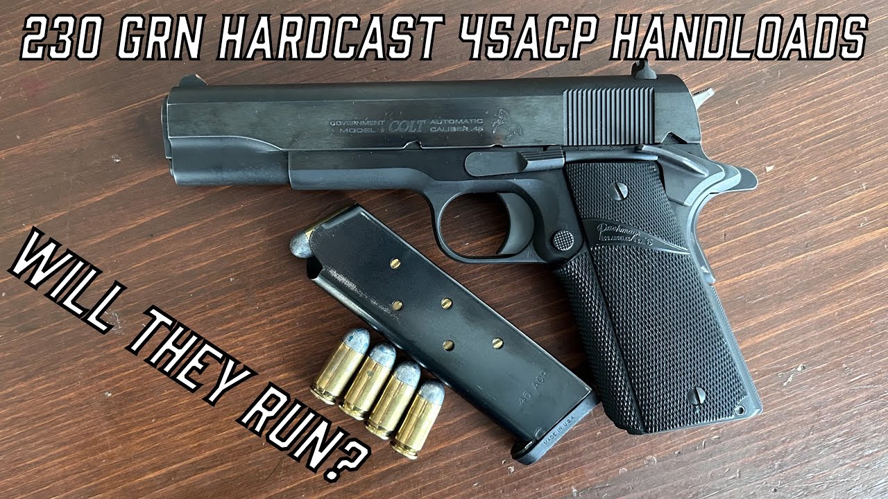230 Grain 45 Auto Hand Loads. Will they run?