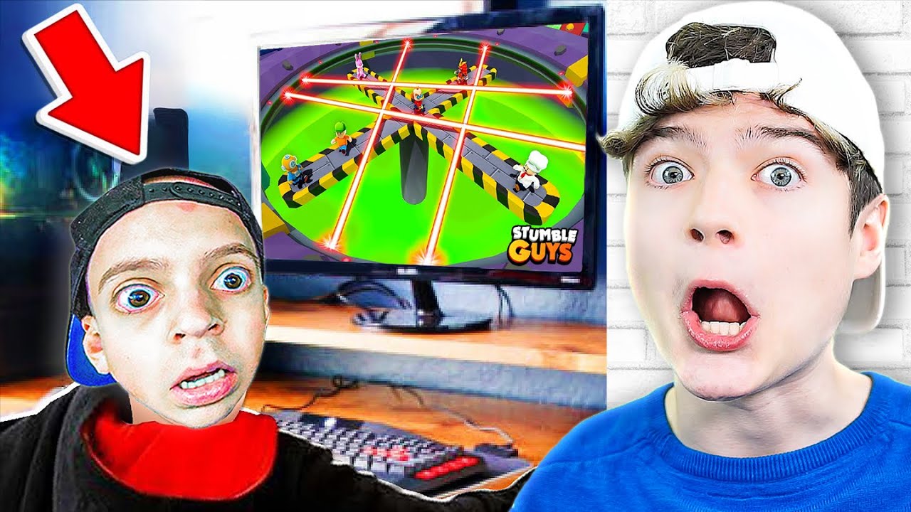 KLEINEN JUNGEN in STUMBLE GUYS für 24 STUNDEN PRANKEN bis er AUSRASTET!
