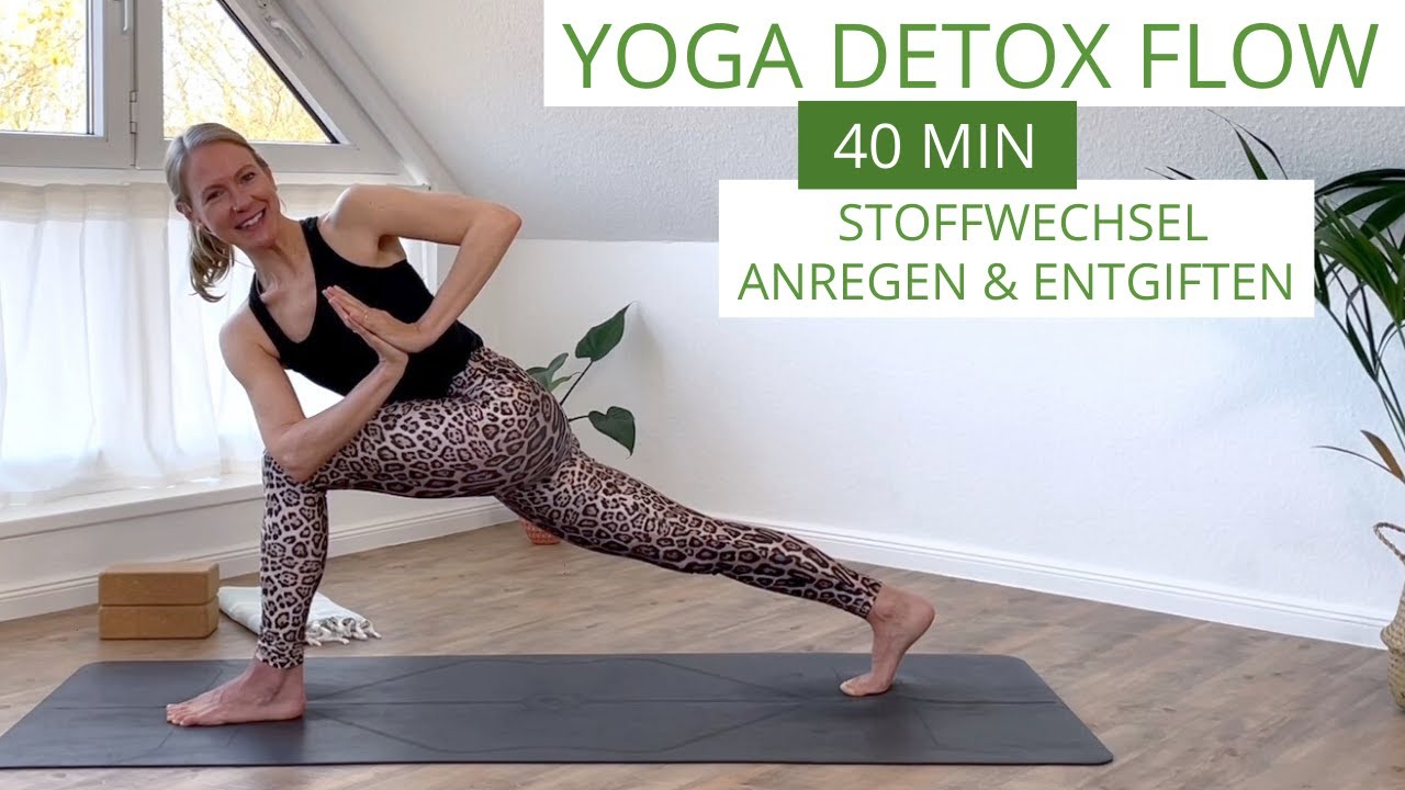 40 Min Yoga Detox Flow | Stoffwechsel anregen, entgiften & erden | Detox Yoga | alle Level